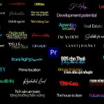 Bộ 50 Titles cho video bất động sản – Adobe Premiere Pro